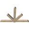 Ekena Millwork Kennewick Rough Sawn Timber Gable Bracket, Douglas Fir, 84"W x 56"H x 4"D x 6"F, 16/12 Pitch GBW084X56X0406KEN00RDF - alternate 2